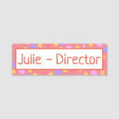 おもしろいパーソナライズされたと 名札 (正面)