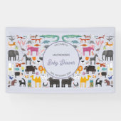 おもしろいパーソナライズされたの赤ちゃんシャワー 横断幕 (横)