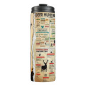 おもしろいパーソナライズされたの鹿の知識 タンブラー (正面)