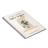 おもしろいパーソナライズされたやる気を起こさせる ノートブック (右側)