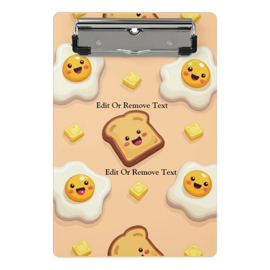 おもしろいパーソナライズされたをテーマにしたクリップボード ミニクリップボード (正面)