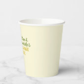 おもしろいパーソナライズされたキッズレモネードスタンド 紙コップ (左)