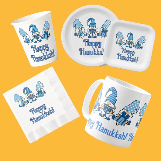 おもしろいパーソナライズされたキュートハヌカー格言 サンキューカード