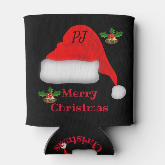 おもしろいパーソナライズされたクリスマススタッビーホルダー 缶クーラー (裏面)