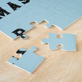 おもしろいパーソナライズされたクリスマスパズル ジグソーパズル (側面)