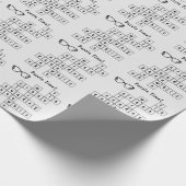 おもしろいパーソナライズされたクロスワードパズル、眼鏡アート ラッピングペーパー (角)