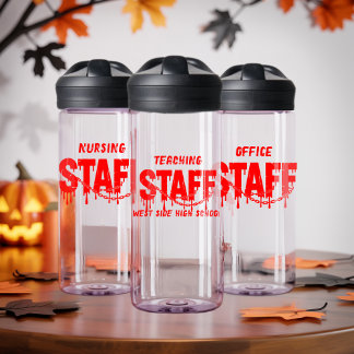 おもしろいパーソナライズされたハローウィンパーティギフト怖いゴシック ウォーターボトル
