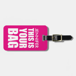 おもしろいパーソナライズされたバッグ注意旅行荷物 ラゲッジタグ