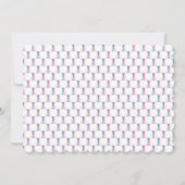 おもしろいパーソナライズされたパカラフルステル縁ど ノートカード (裏面)