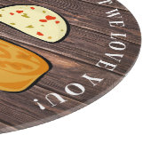 おもしろいパーソナライズされたパパチーズプン素朴 カッティングボード (角)