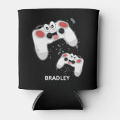 おもしろいパーソナライズされたビデオゲーマー |お子様 缶クーラー (正面)