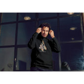 おもしろいパーソナライズされたファミリークリスマス11フォトコラージュ パーカ