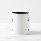 おもしろいパーソナライズされたユーモアMUGS同僚のカスタム文字 マグカップ (中央)