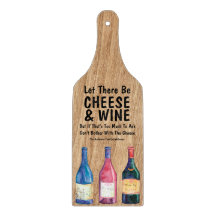 おもしろいパーソナライズされたワインとチーズ