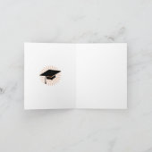 おもしろいパーソナライズされた卒業 案内状 (内部)