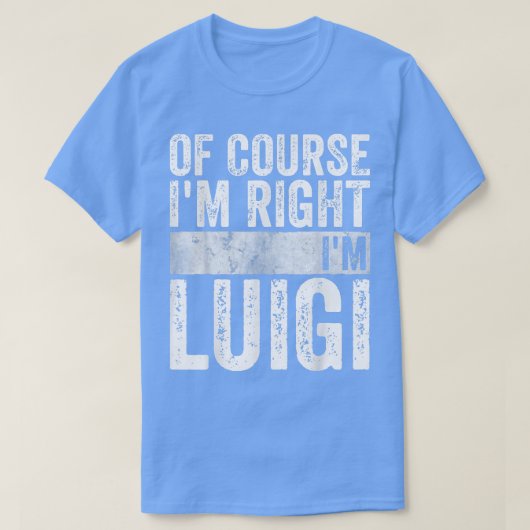 おもしろいパーソナライズされた名前もちろんLだ Tシャツ (デザイン正面)