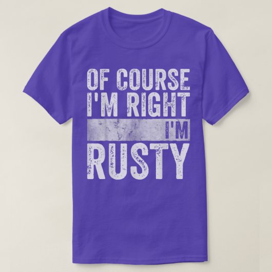 おもしろいパーソナライズされた名前もちろんRだ Tシャツ (デザイン正面)