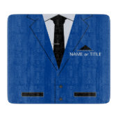 おもしろいパーソナライズされた名前をカスタムする カッティングボード (正面)