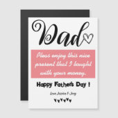 おもしろいパーソナライズされた最高のパパお父様の日 (正面/裏面)