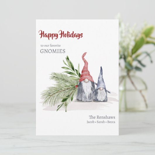 おもしろいパーソナライズされた格言 シーズンカード (スタンド正面)