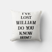 おもしろいパーソナライズされた漫画本失ったゴルフボール クッション (正面)