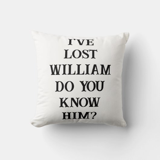 おもしろいパーソナライズされた漫画本失ったゴルフボール クッション (正面)