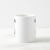 おもしろいパーソナライズされた王 コーヒーマグカップ (中央)