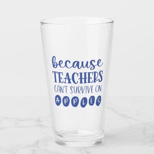 おもしろいパーソナライズされた生き延び先生 タンブラーグラス (正面)