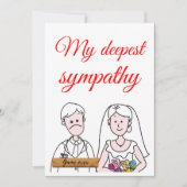 おもしろいパーソナライズされた結婚の新郎の共感証 (正面)