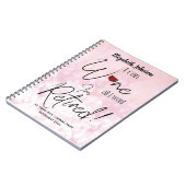 おもしろいパーソナライズされた老酒 ノートブック (左側)