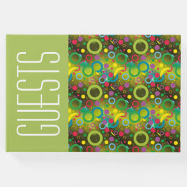 おもしろいパーソナライズされた聖なる書物、 経典グリーンサークル ゲストブック