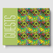 おもしろいパーソナライズされた聖なる書物、 経典グリーンサークル ゲストブック (正面)