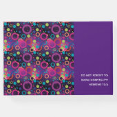 おもしろいパーソナライズされた聖なる書物、 経典パープルサークル ゲストブック (裏面)