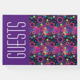 おもしろいパーソナライズされた聖なる書物、 経典パープルサークル ゲストブック