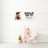 おもしろいパーソナライズされた誕生日カスタム写真 横断幕 (インサイチュ)