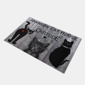 おもしろいパーソナライズされた質 ドアマット (アングル)