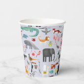 おもしろいパーソナライズされた赤ちゃんシャワー 紙コップ (裏面)