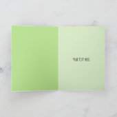 おもしろいパーソナライズされた長父日 カード (内部)