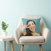 おもしろいパーソナライズされた顔カスタム写真 クッション (椅子)