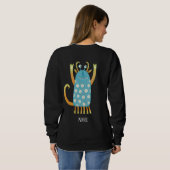 おもしろいパーソナライズされた類 スウェットシャツ (裏面フル)