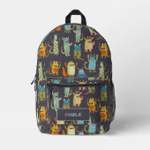 おもしろいパーソナライズされた類 プリントバックパック (正面)