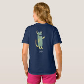おもしろいパーソナライズされた類 Tシャツ (裏面フル)