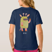 おもしろいパーソナライズされた類 Tシャツ (裏面)