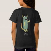 おもしろいパーソナライズされた類 Tシャツ (裏面)