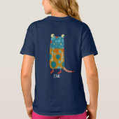 おもしろいパーソナライズされた類 Tシャツ (裏面)