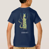 おもしろいパーソナライズされた類 Tシャツ (裏面)