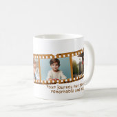 おもしろいパーソナライズされた4-Photo Old Film Strip卒業 コーヒーマグカップ (正面右)