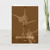 おもしろいパーソナライズされた カード (裏面)