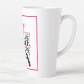 おもしろいパーソナライズされた。コーヒーかも、ジンかも。 カフェラテマグ (右)