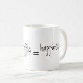 おもしろいパーソナライズされた+コーヒー コーヒーマグカップ (正面右)